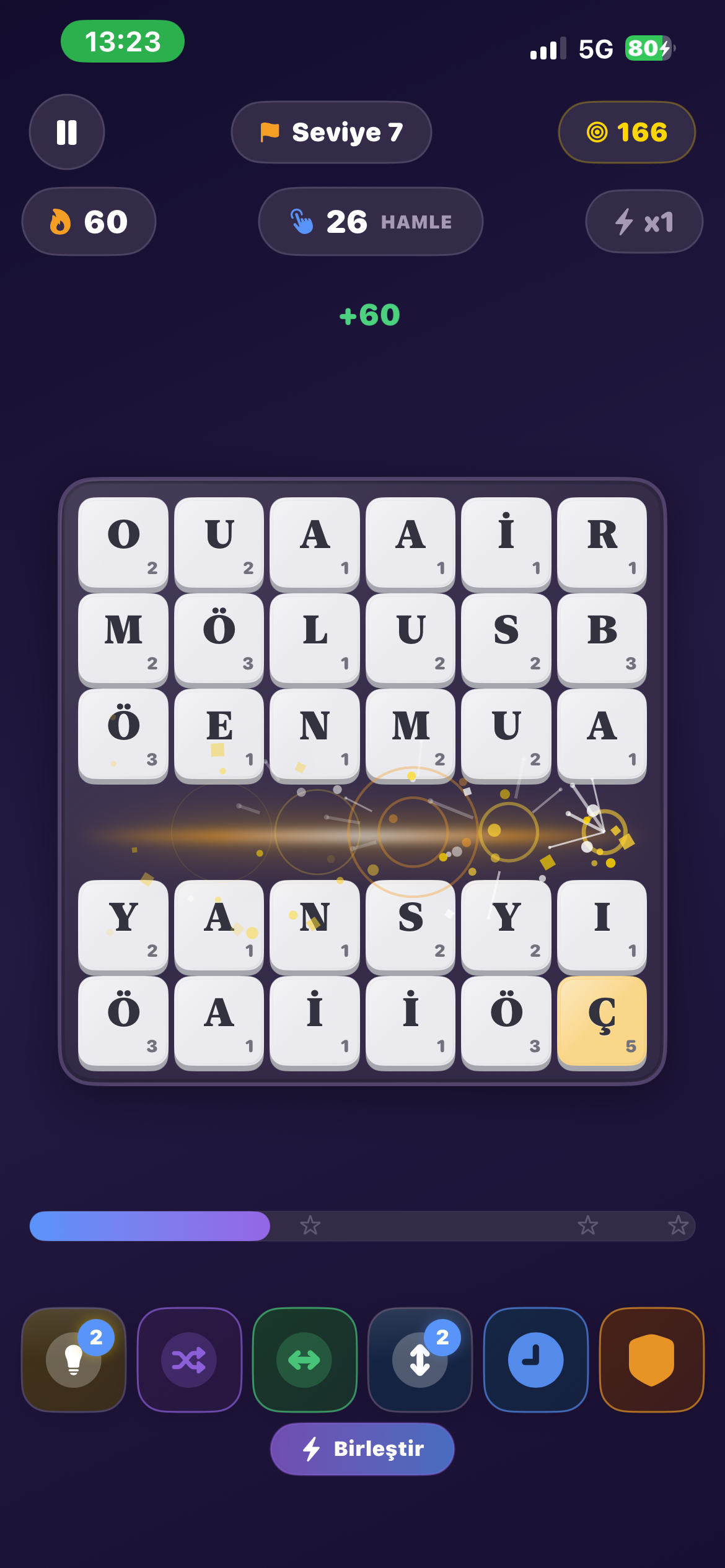 WordBomb screen